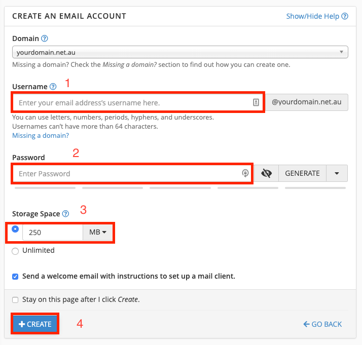 Email - Create an Email Account